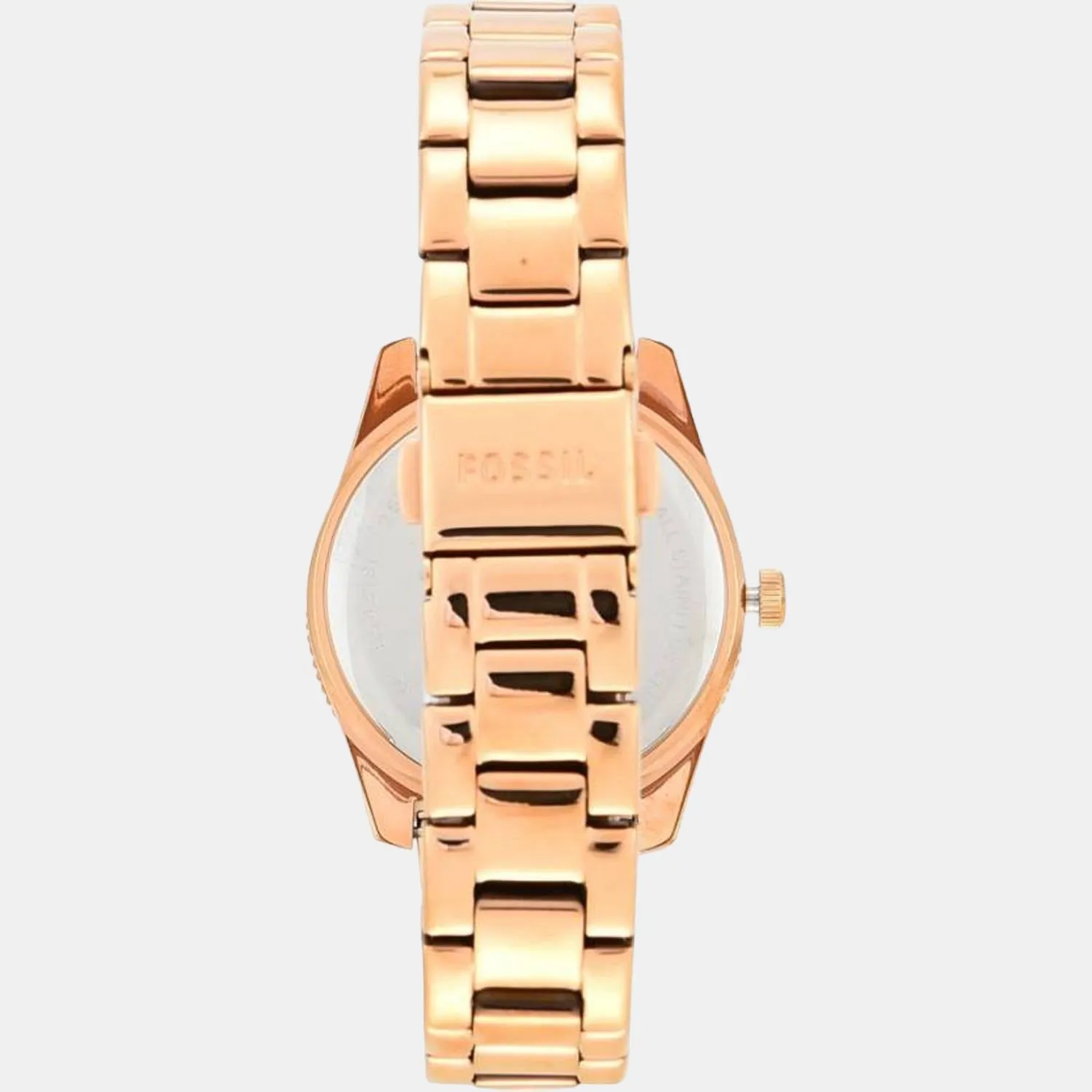 Women's Rose Gold Analog Stainless Steel Watch ES4318I