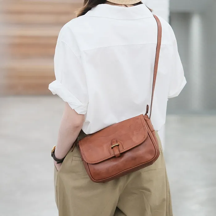 Womens Small Black Leather Crossbody Bag Ladies Shoulder Bags