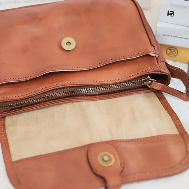 Womens Small Black Leather Crossbody Bag Ladies Shoulder Bags