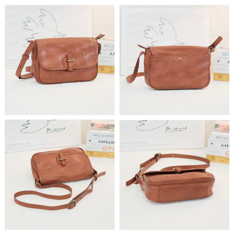 Womens Small Black Leather Crossbody Bag Ladies Shoulder Bags