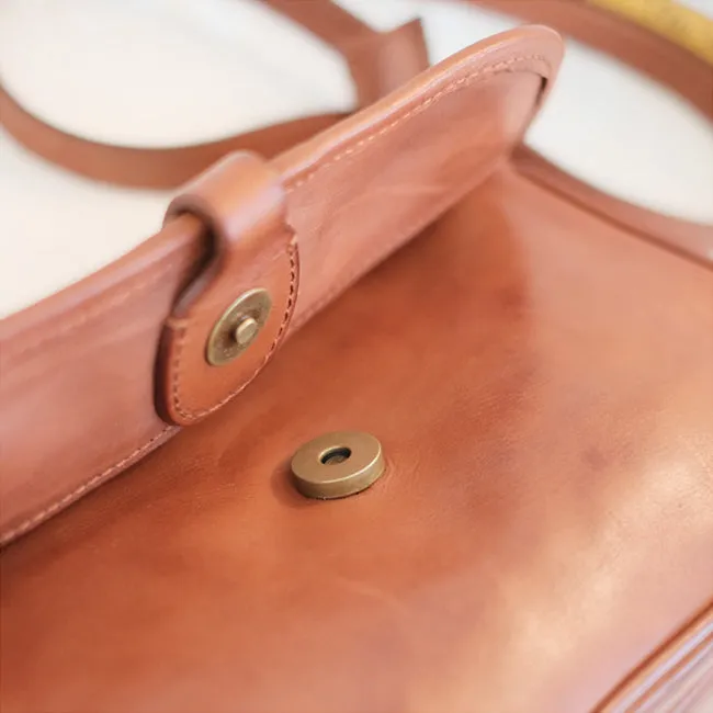 Womens Small Black Leather Crossbody Bag Ladies Shoulder Bags