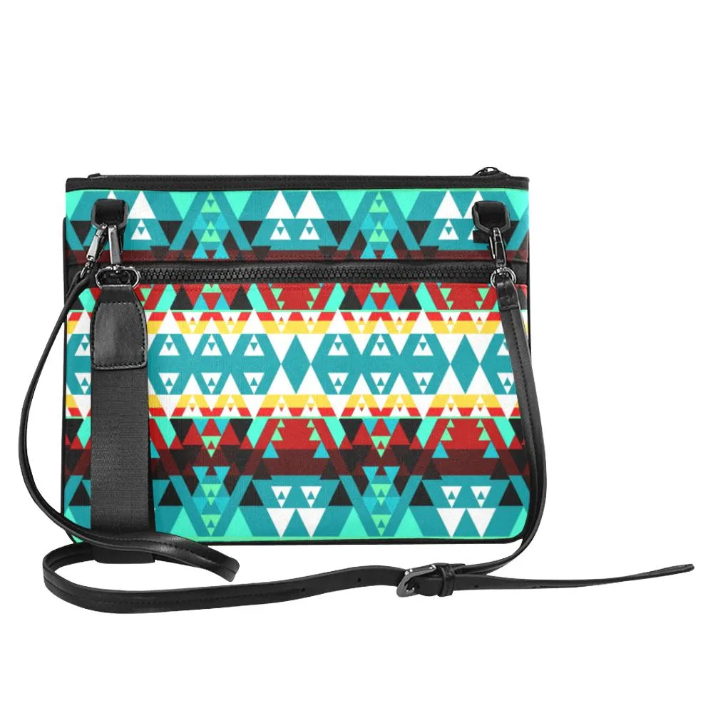 Writing on Stone Wheel Slim Clutch Bag