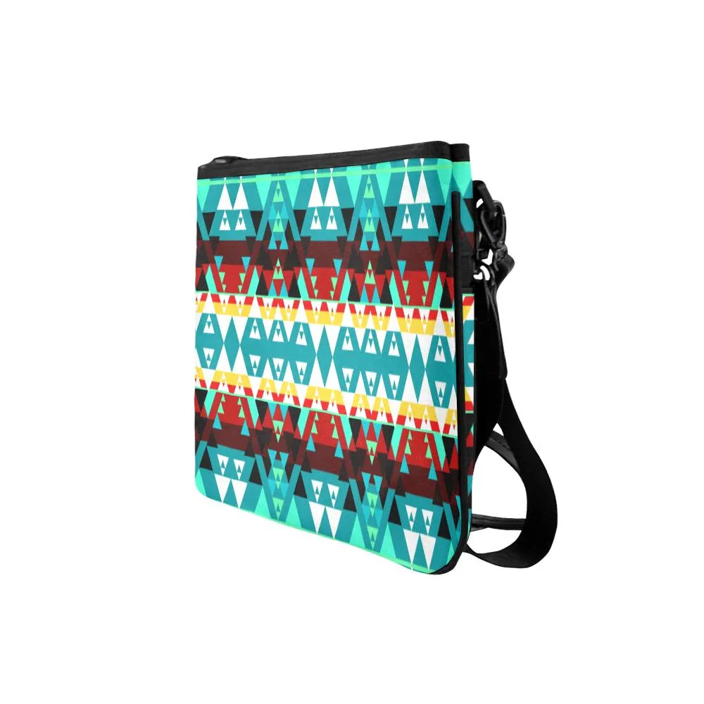Writing on Stone Wheel Slim Clutch Bag